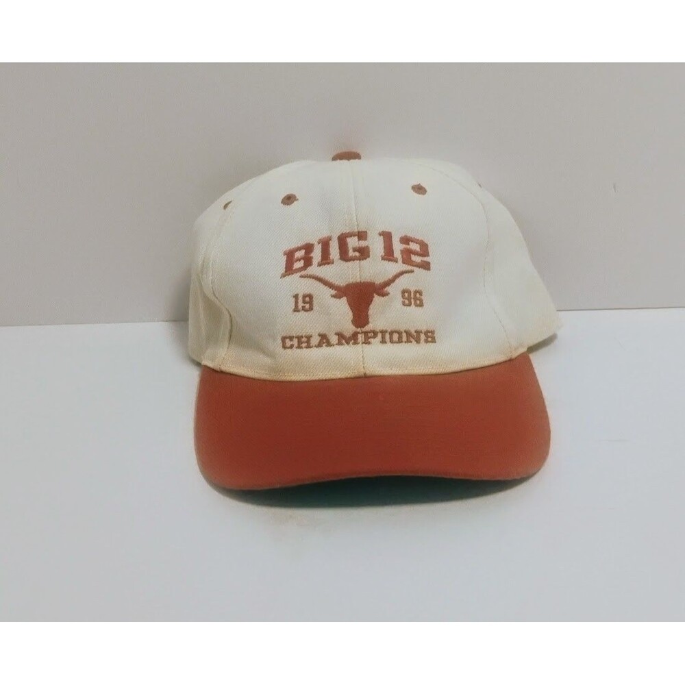 VINTAGE HEADMASTER TEXAS LONGHORNS BIG 12 CHAMPIONS EMBROIDERED SNAPBACK HAT